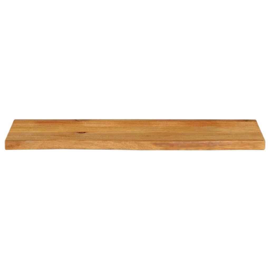 Piano Tavolo Bordi Vivi in Legno Massello di Mango