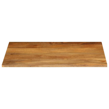 Piano Tavolo Bordi Vivi in Legno Massello di Mango