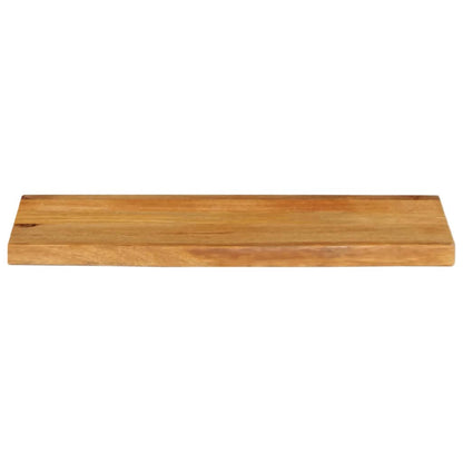 Piano Tavolo Bordi Vivi in Legno Massello di Mango