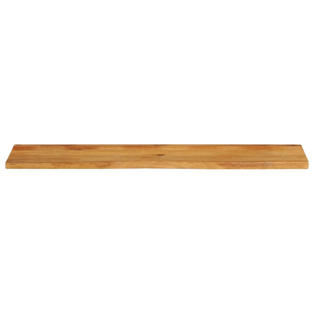 Piano Tavolo Bordi Vivi in Legno Massello di Mango