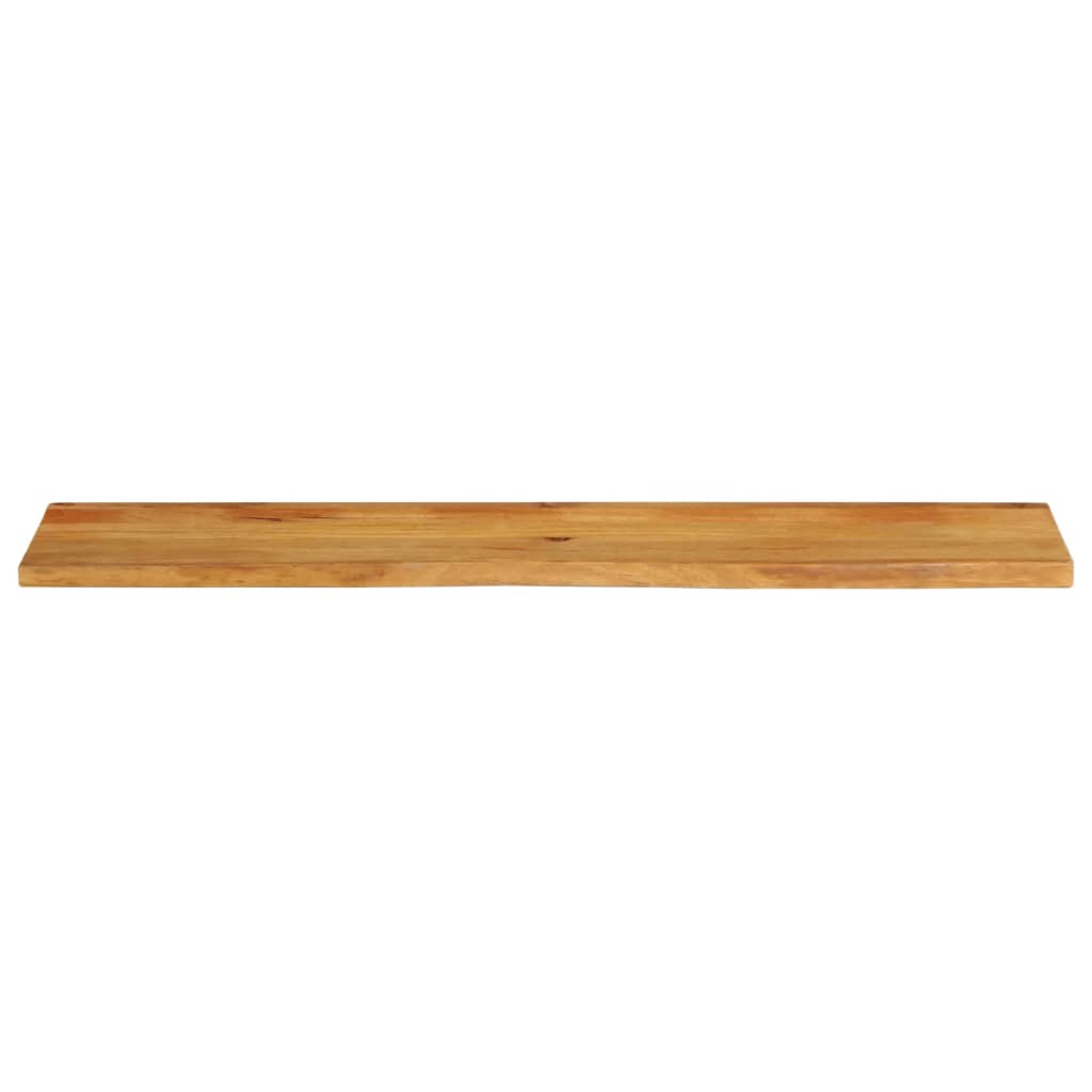 Piano Tavolo Bordi Vivi in Legno Massello di Mango