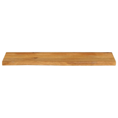 Piano Tavolo Bordi Vivi in Legno Massello di Mango