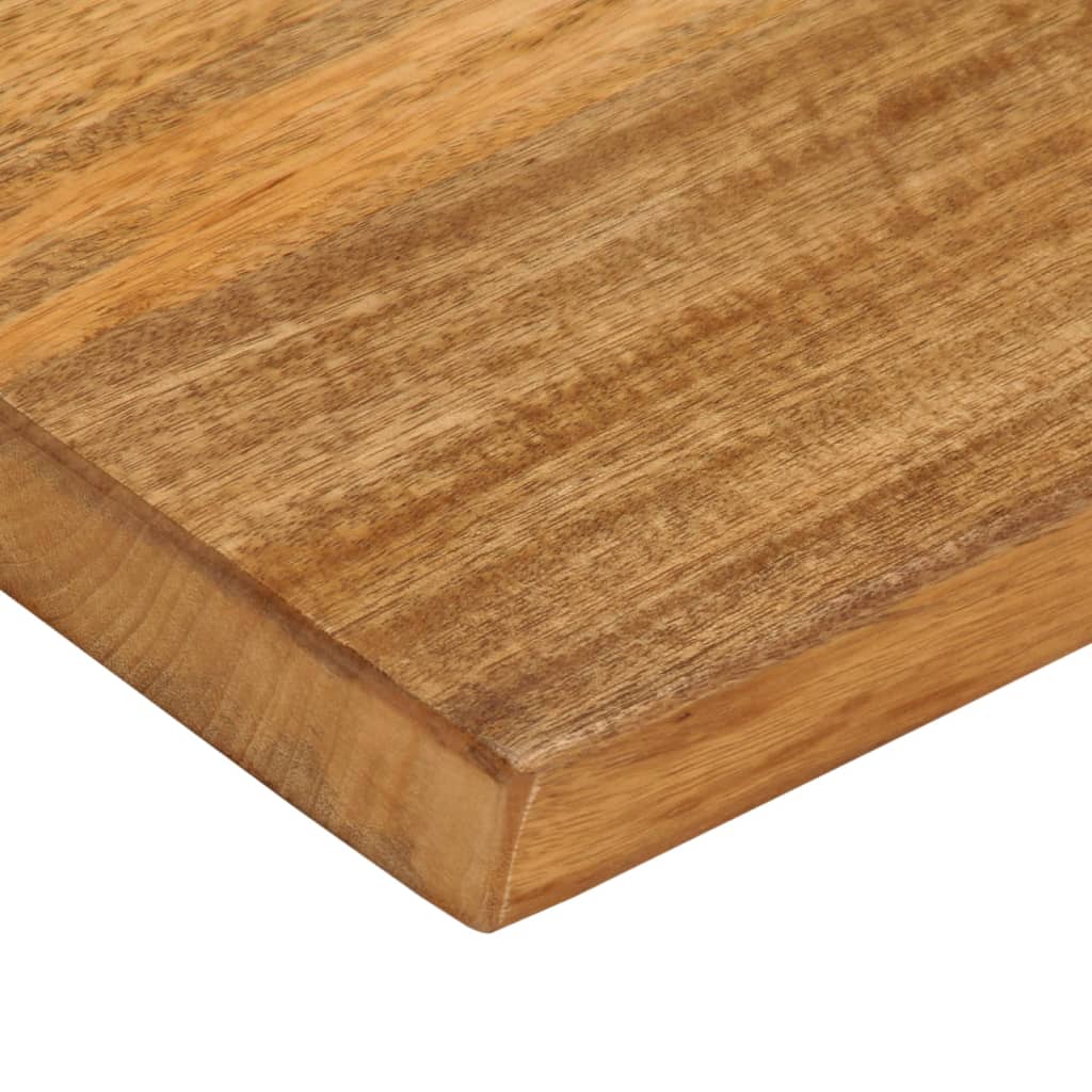 Piano Tavolo Bordi Vivi 180x30x3,8cm in Legno Massello di Mango | homemem39