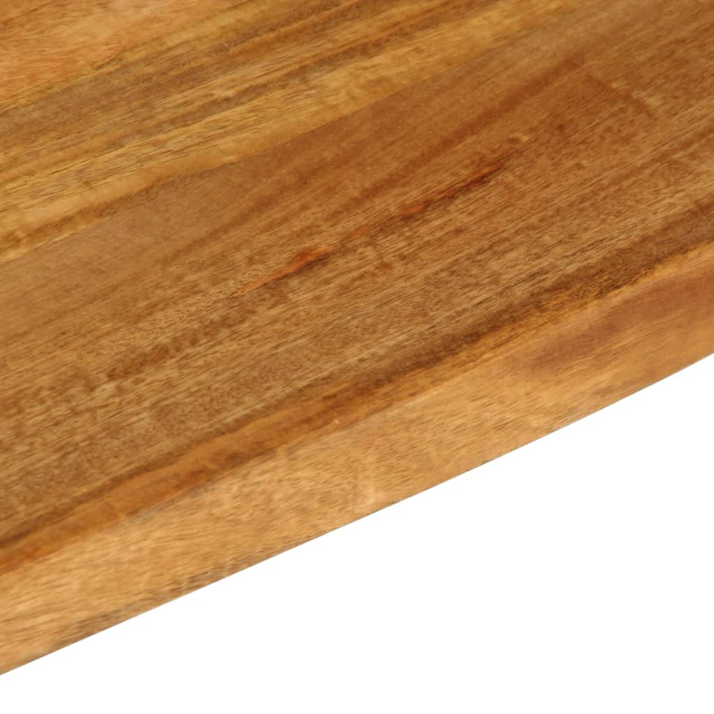Piano Tavolo Bordi Vivi 180x30x3,8cm in Legno Massello di Mango | homemem39