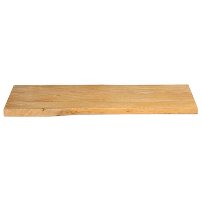 Piano Tavolo Bordi Vivi in Legno Massello di Mango