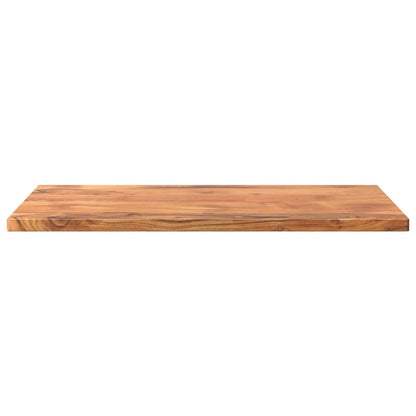 Piano per Tavolo 90x50x2,5cm Rettangolare Legno Massello Acacia