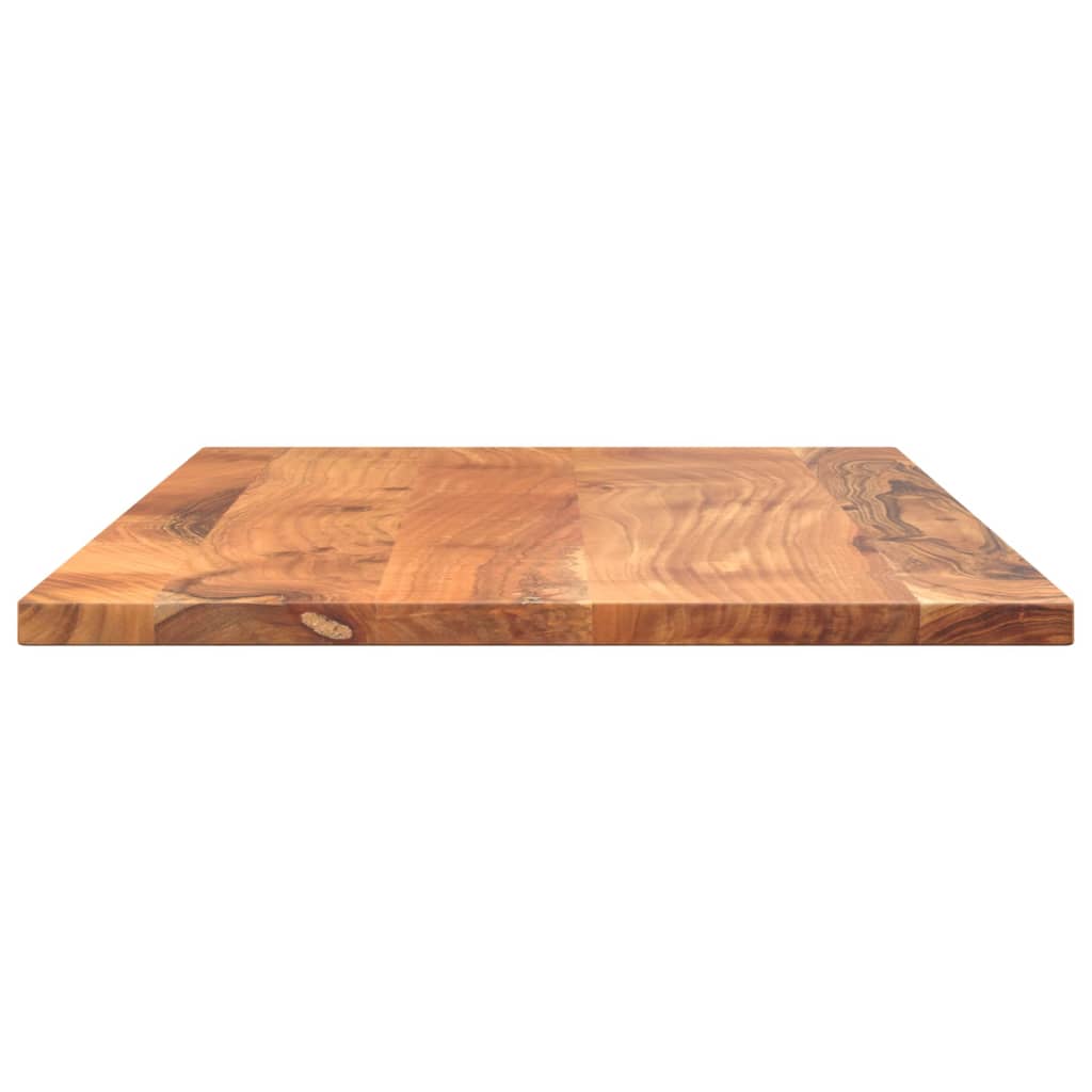 Piano per Tavolo 90x50x2,5cm Rettangolare Legno Massello Acacia