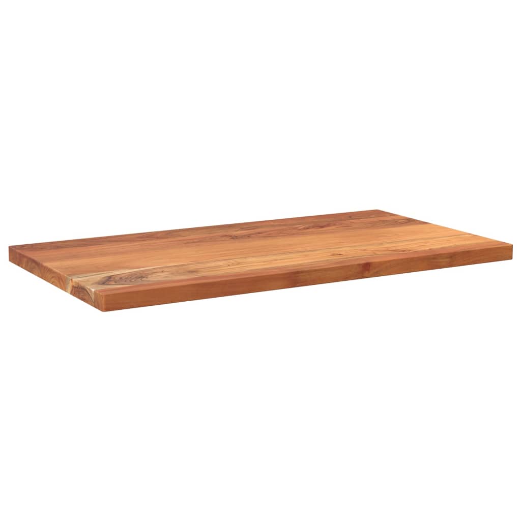 Piano Tavolo 120x70x2,5 cm Rettangolare Legno Massello Acacia