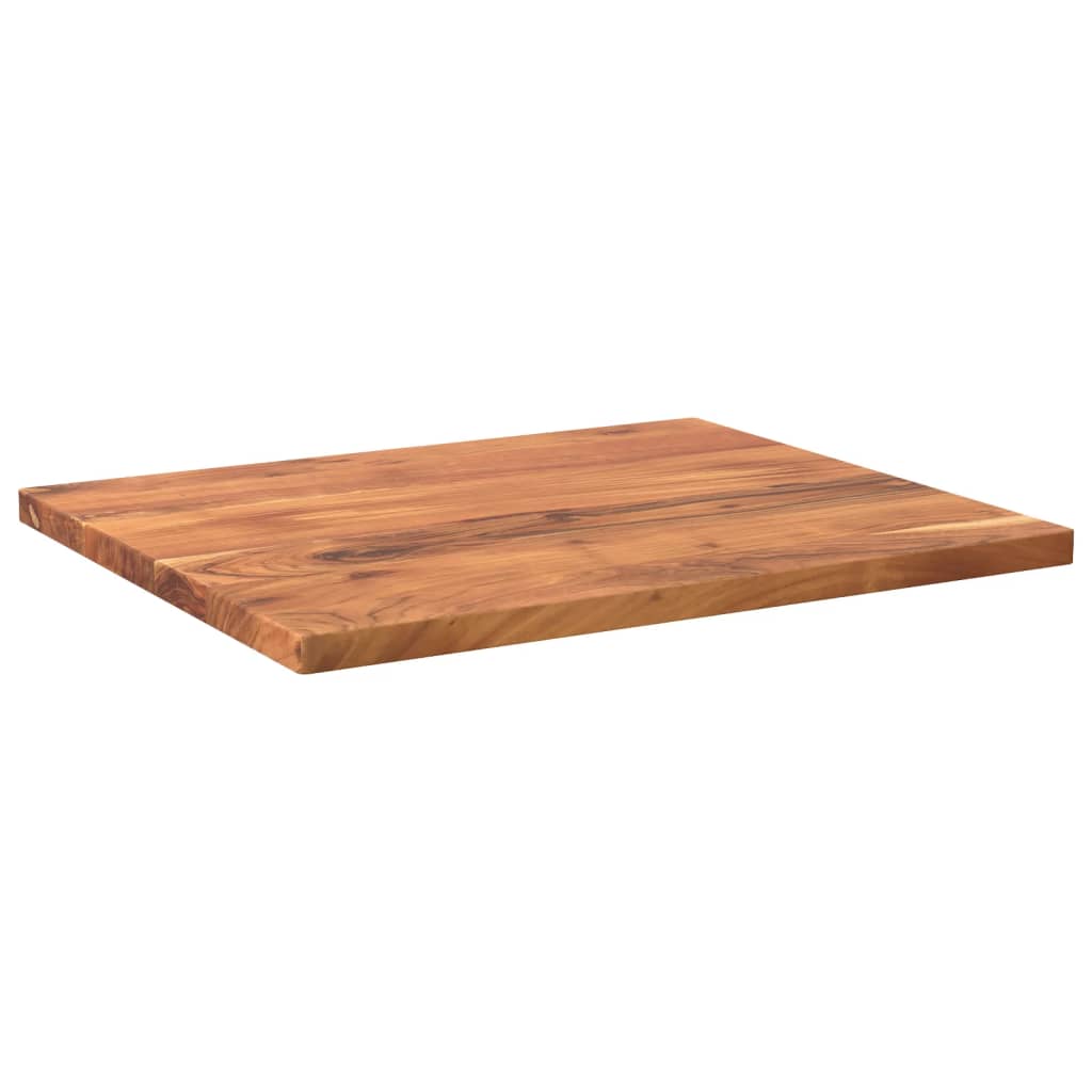 Piano Tavolo Rettangolare Legno Massello Acacia