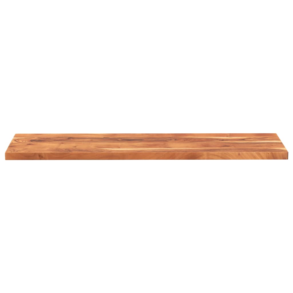 Piano Tavolo Rettangolare Legno Massello Acacia