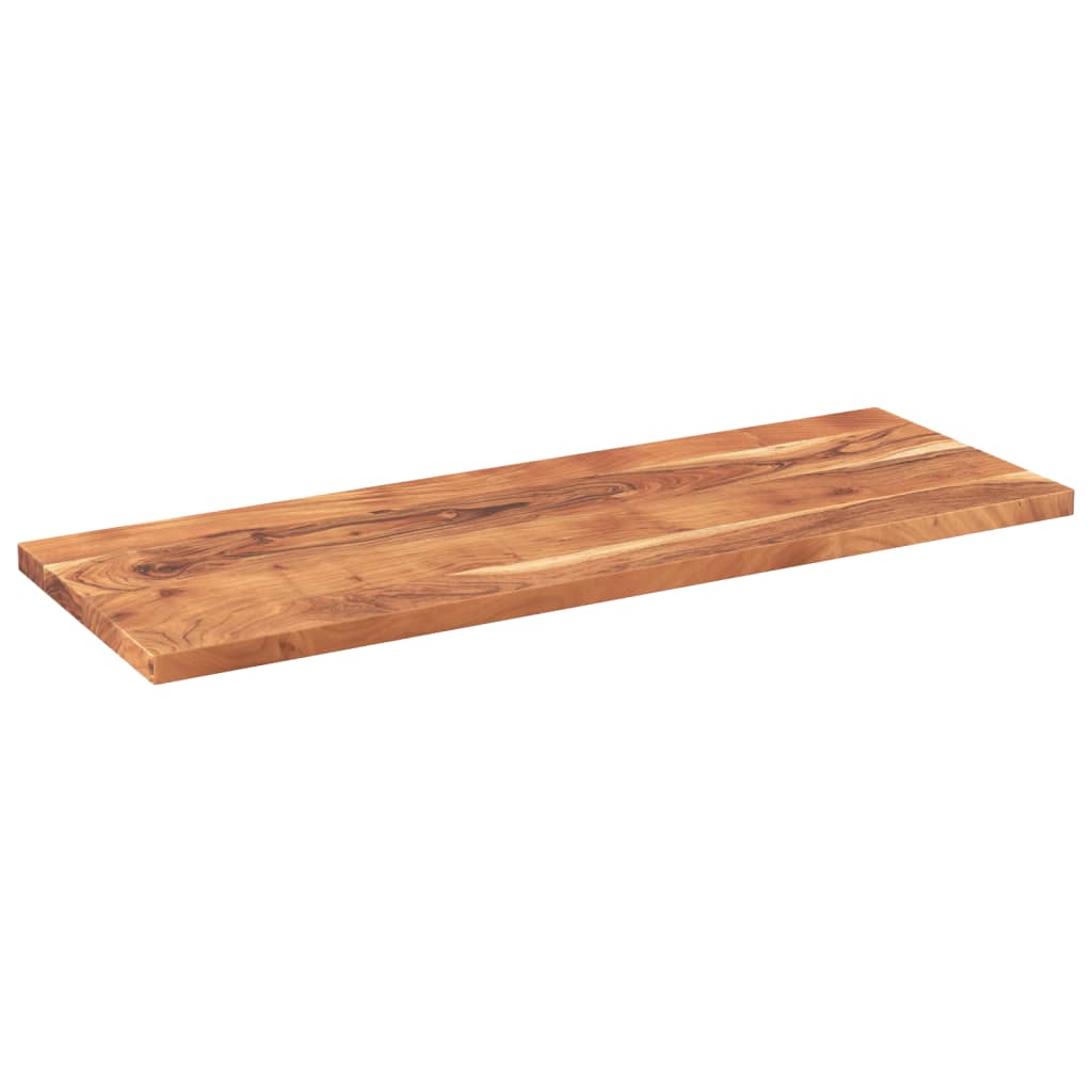 Piano Tavolo 140x60x3,8 cm Rettangolare Legno Massello Acacia