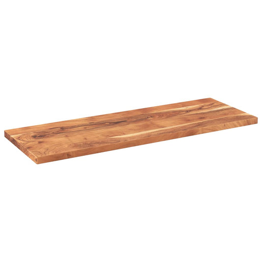 Piano Tavolo 140x60x3,8 cm Rettangolare Legno Massello Acacia