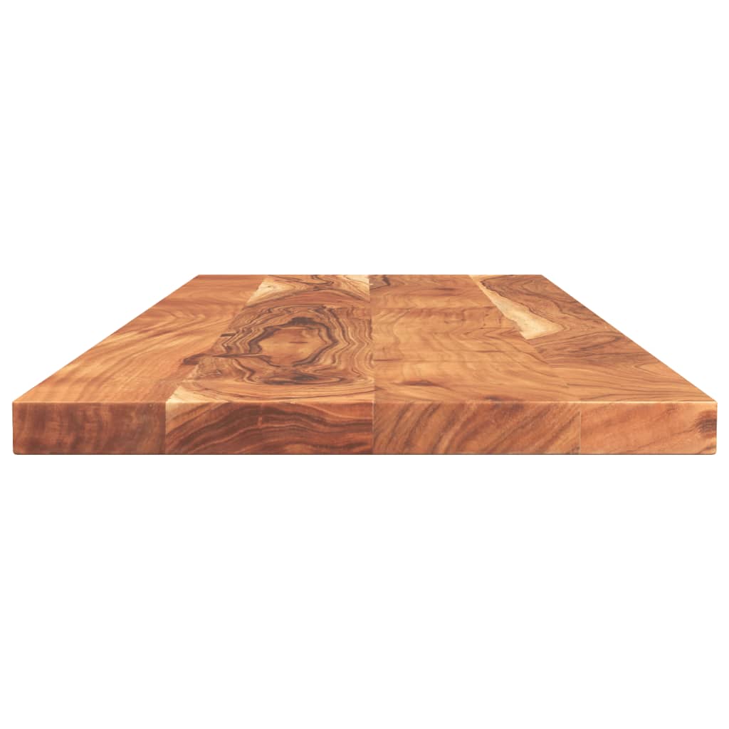 Piano Tavolo 140x60x3,8 cm Rettangolare Legno Massello Acacia