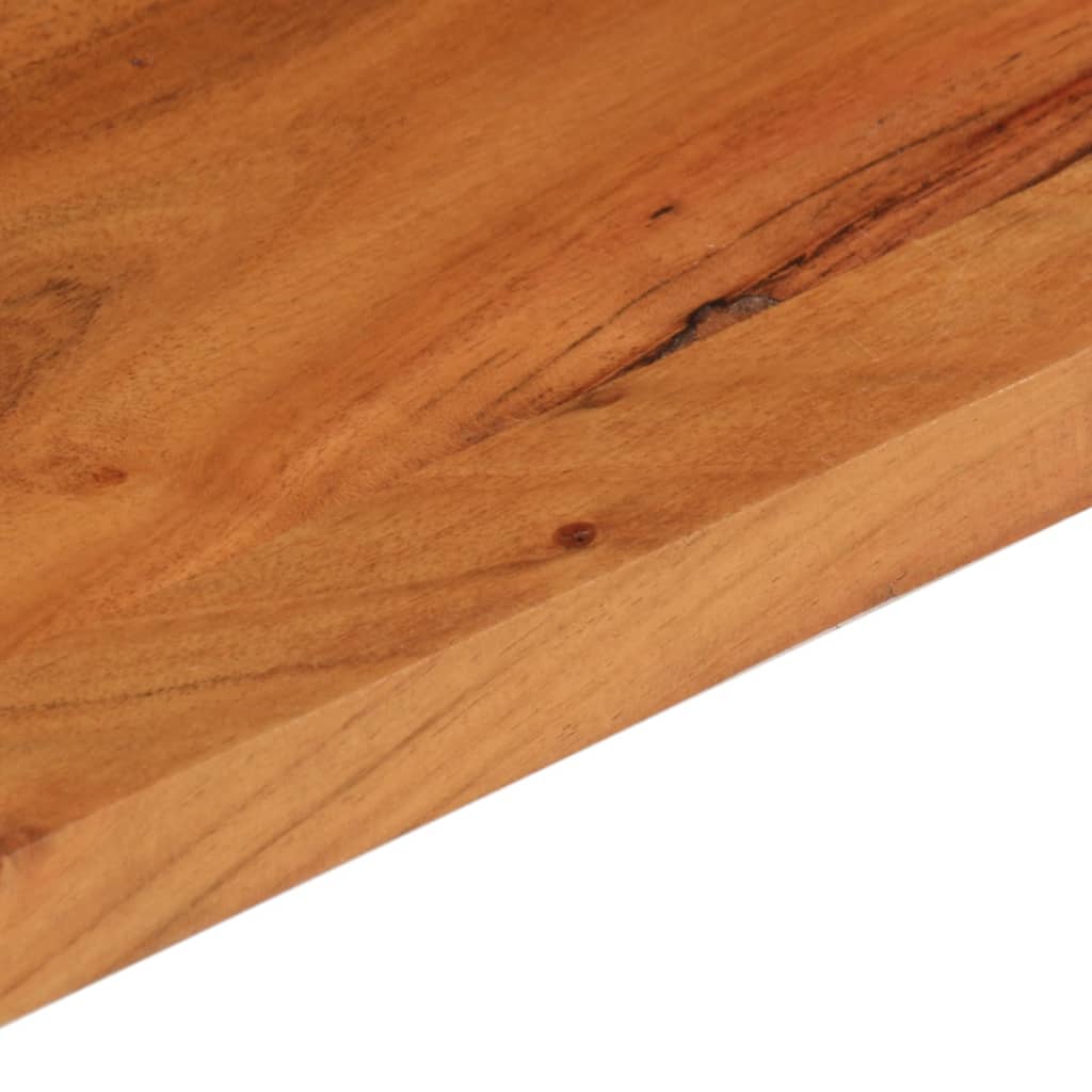 Piano Tavolo 90x70x3,8 cm Rettangolare Legno Massello Acacia | homemem39