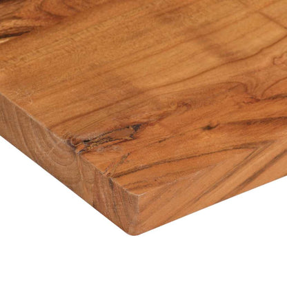 Piano Tavolo 110x80x3,8 cm Rettangolare Legno Massello Acacia