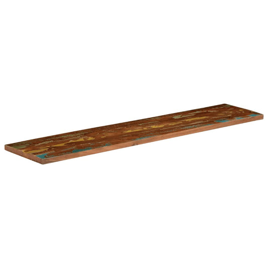 Piano Tavolo 140x30x2,5 cm Rettangolare in Massello di Recupero | homemem39