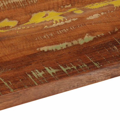 Piano Tavolo 140x30x2,5 cm Rettangolare in Massello di Recupero | homemem39