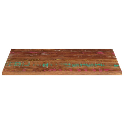 Piano Tavolo 120x50x2,5 cm Rettangolare in Massello di Recupero