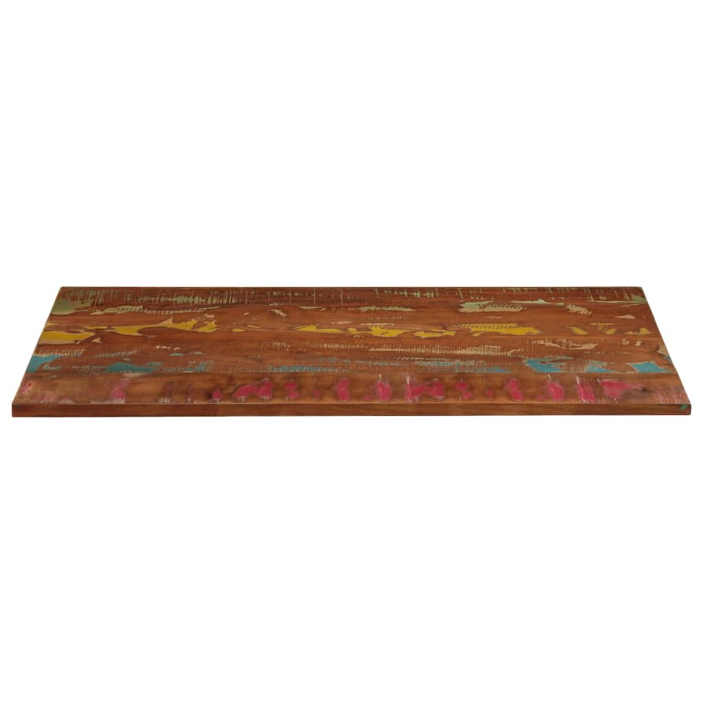 Piano Tavolo 160x50x2,5 cm Rettangolare in Massello di Recupero | homemem39