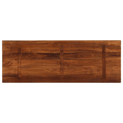 Piano Tavolo 160x50x2,5 cm Rettangolare in Massello di Recupero | homemem39