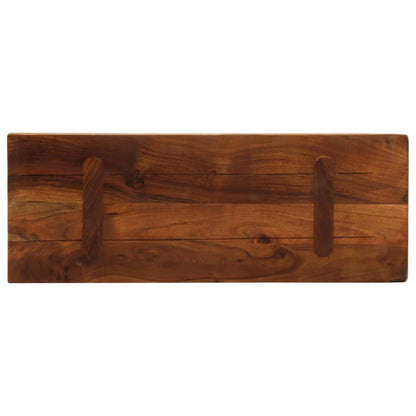Piano Tavolo 70x20x3,8 cm Rettangolare in Massello di Recupero | homemem39