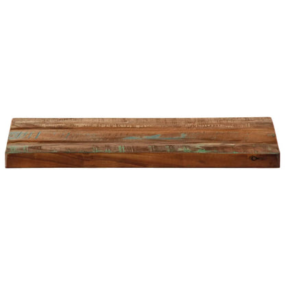 Piano Tavolo 50x30x3,8 cm Rettangolare in Massello di Recupero | homemem39
