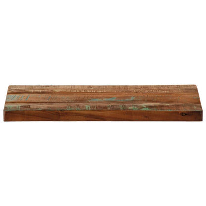 Piano Tavolo 60x30x3,8 cm Rettangolare in Massello di Recupero | homemem39