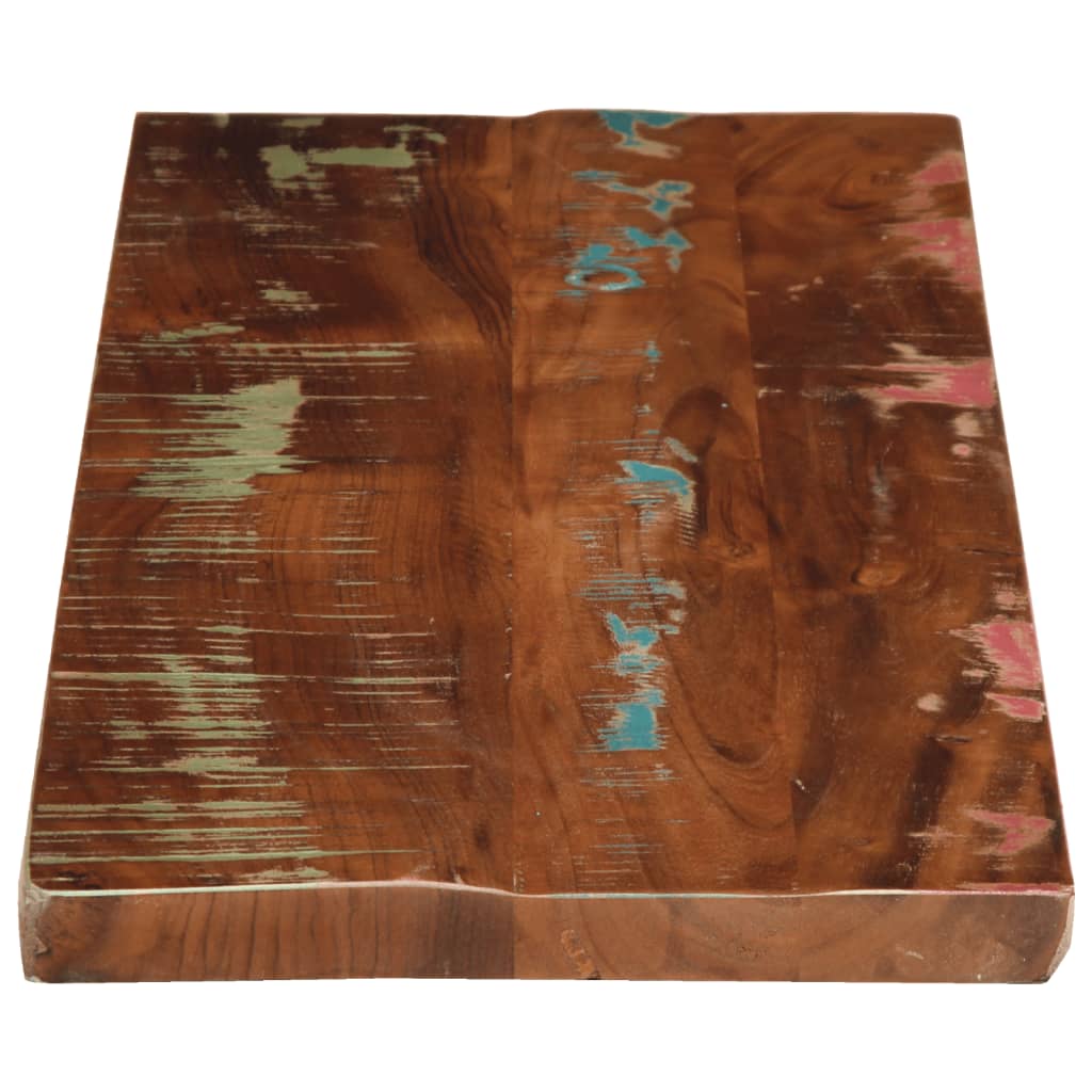 Piano Tavolo 70x30x3,8 cm Rettangolare in Massello di Recupero | homemem39