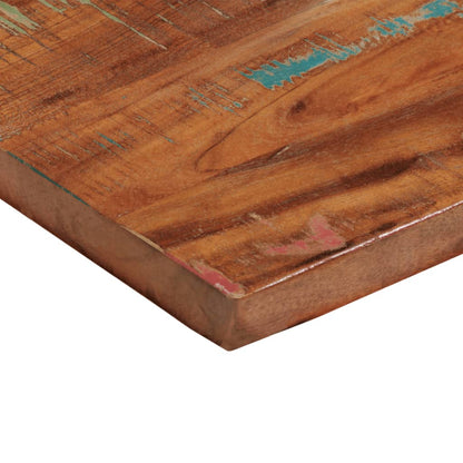 Piano Tavolo 80x30x3,8 cm Rettangolare in Massello di Recupero | homemem39