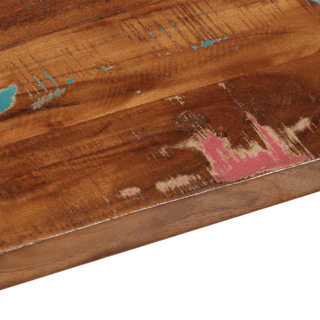 Piano Tavolo 90x30x3,8 cm Rettangolare in Massello di Recupero | homemem39