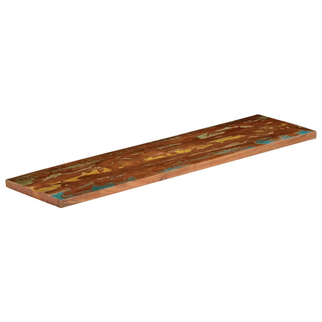 Piano Tavolo 100x30x3,8 cm Rettangolare in Massello di Recupero | homemem39