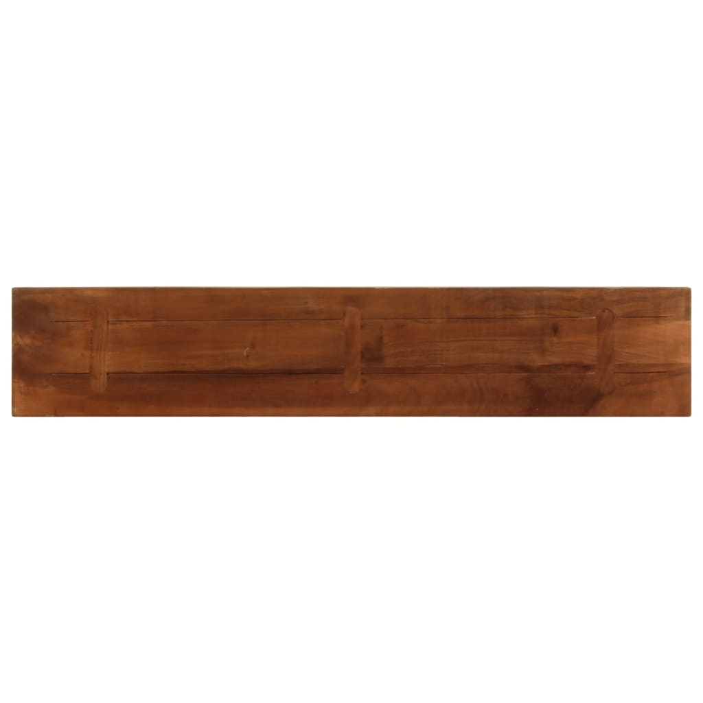 Piano Tavolo 180x30x3,8 cm Rettangolare in Massello di Recupero