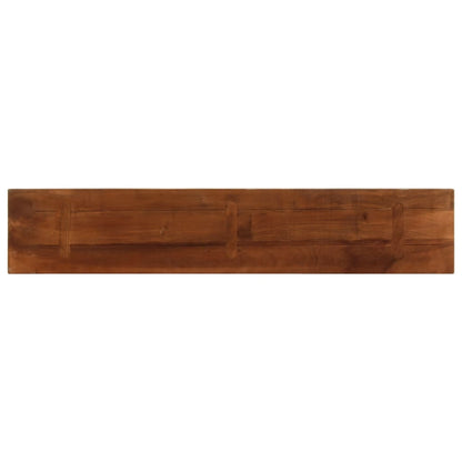 Piano Tavolo 180x30x3,8 cm Rettangolare in Massello di Recupero