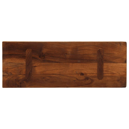 Piano Tavolo 70x40x3,8 cm Rettangolare in Massello di Recupero | homemem39