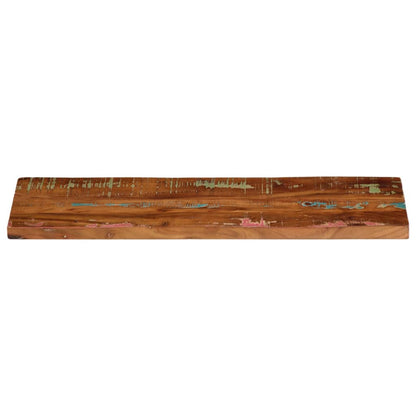 Piano Tavolo 90x40x3,8 cm Rettangolare in Massello di Recupero | homemem39