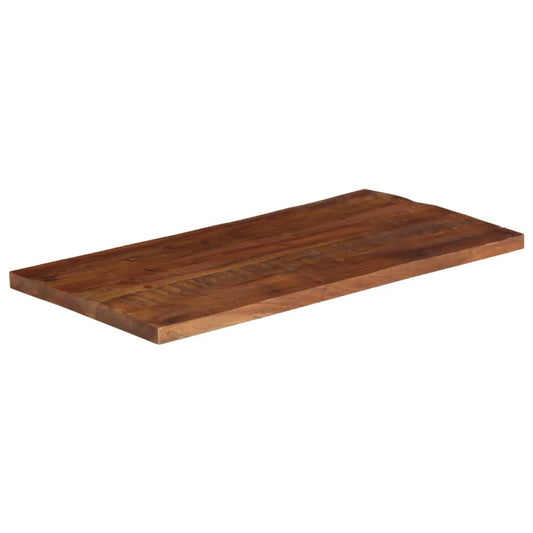 Piano Tavolo 120x70x2,5 cm Rettangolare in Massello di Recupero