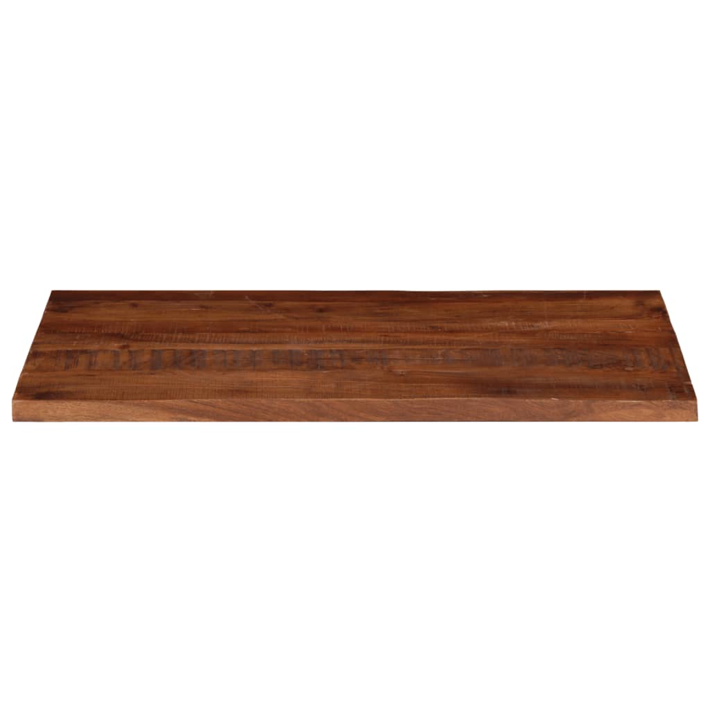 Piano Tavolo 120x70x2,5 cm Rettangolare in Massello di Recupero