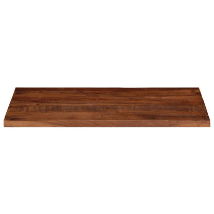 Piano Tavolo 120x70x2,5 cm Rettangolare in Massello di Recupero