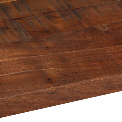 Piano Tavolo 120x70x2,5 cm Rettangolare in Massello di Recupero