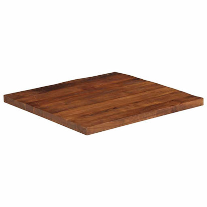 Piano Tavolo 90x90x3,8 cm Quadrato Legno Massello di Recupero