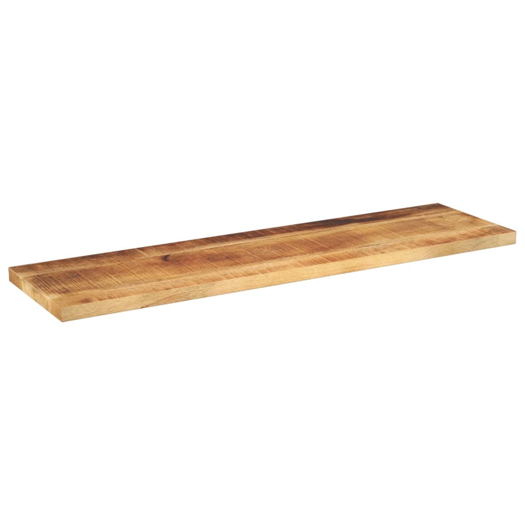 Piano per Tavolo 110x30x2,5cm Rettangolare Legno Mango Grezzo | homemem39