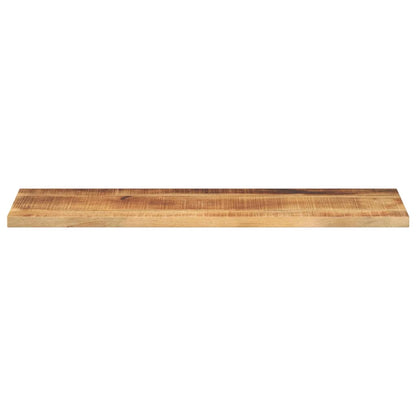 Piano per Tavolo 110x30x2,5cm Rettangolare Legno Mango Grezzo | homemem39