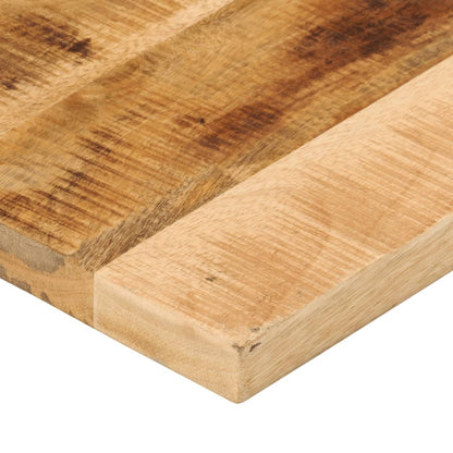 Piano per Tavolo 110x30x2,5cm Rettangolare Legno Mango Grezzo | homemem39