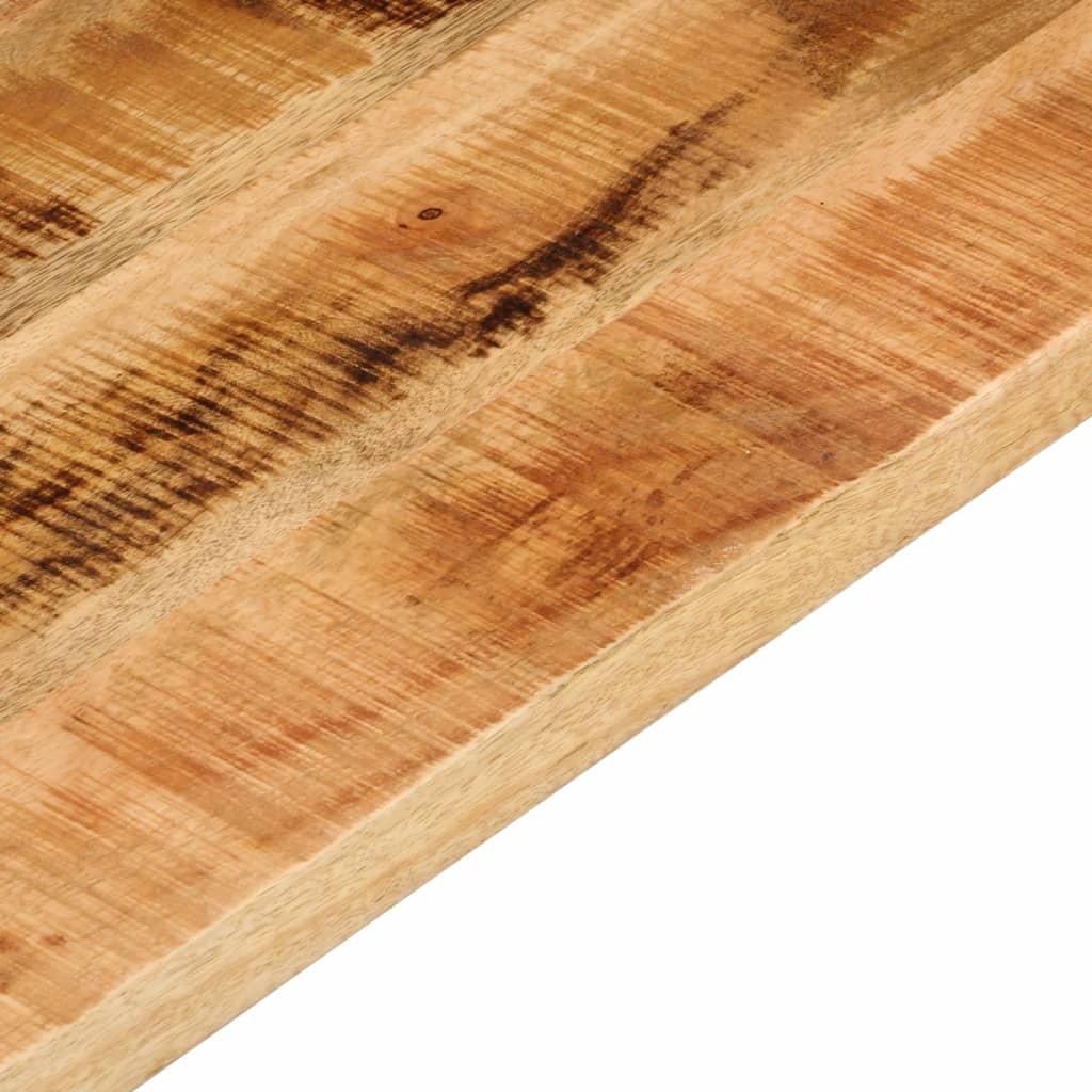 Piano per Tavolo 110x30x2,5cm Rettangolare Legno Mango Grezzo | homemem39