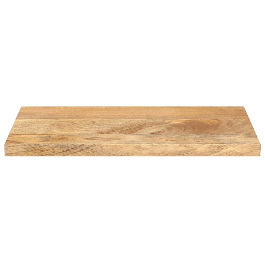 Piano per Tavolo 40x20x2,5cm Rettangolare Legno Massello Mango