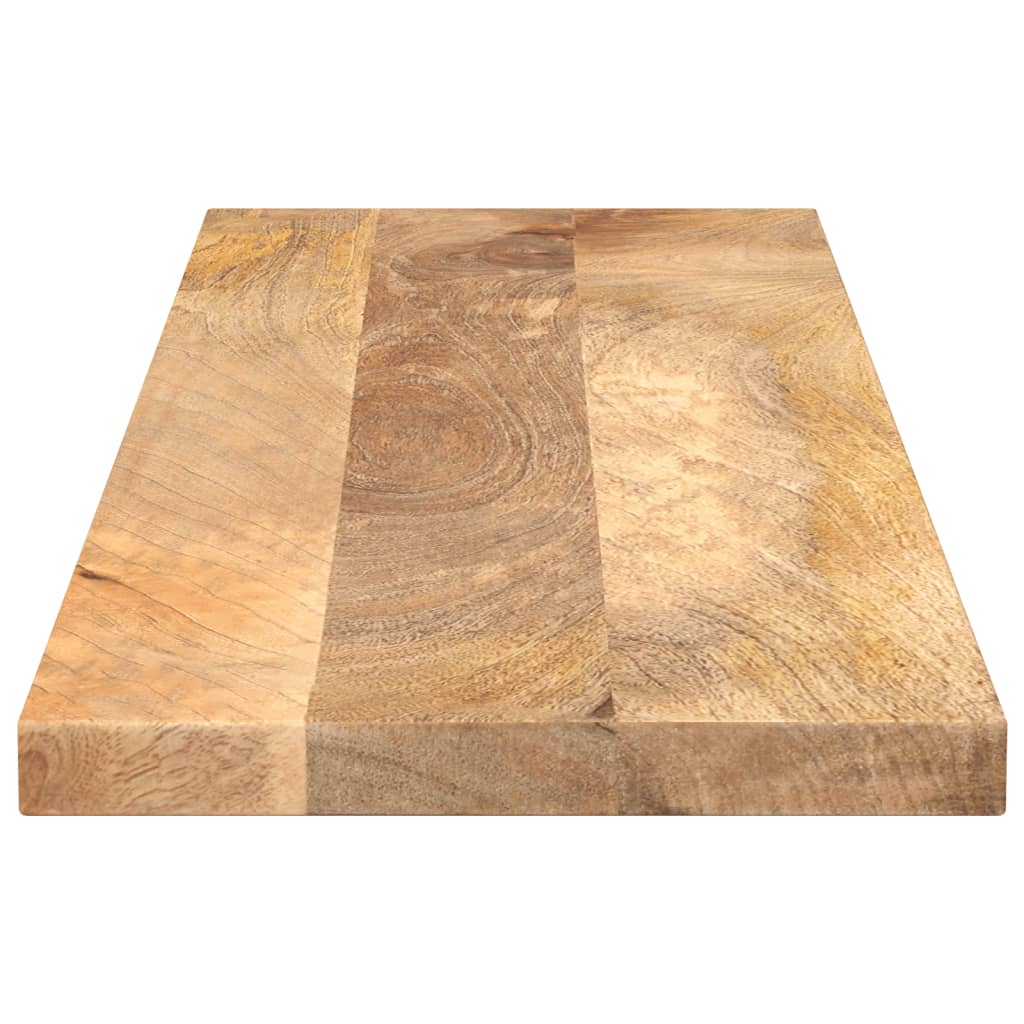 Piano per Tavolo 100x30x2,5cm Rettangolare Legno Massello Mango