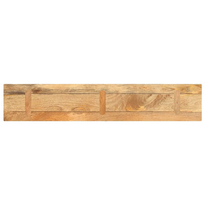 Piano per Tavolo 180x20x3,8cm Rettangolare Legno Massello Mango