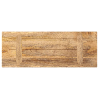 Piano per Tavolo 80x30x3,8 cm Rettangolare Legno Massello Mango