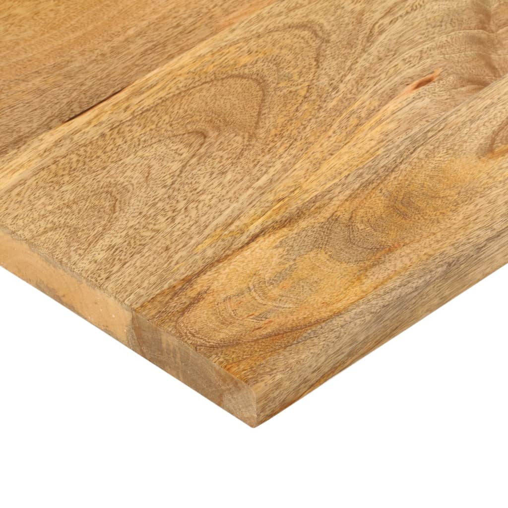 Piano per Tavolo 80x30x3,8 cm Rettangolare Legno Massello Mango