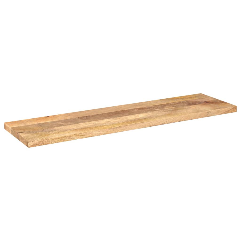 Piano per Tavolo 110x40x3,8cm Rettangolare Legno Massello Mango